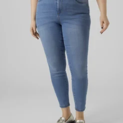 Vero Moda Curve Jeans Skinny - Light Blue Denim