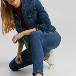 ESPRIT Jean Slim - Blue Medium Washed 16 ESPRIT Jean Slim - Blue Medium Washed -Pas Cher Vero Moda Magasin 01726e14467641c3b60be23e7459020e