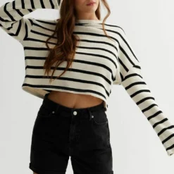 New Look Boyfriend - Short En Jean - Black