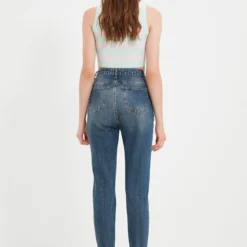 Trendyol Jean Slim - Blue 9 Trendyol Jean Slim - Blue -Pas Cher Vero Moda Magasin 09ced74585364c129b928801aea563b9