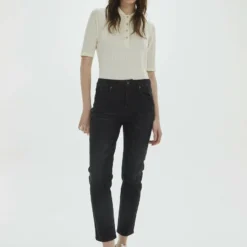 With Washed Effect - Jean Droit - Black 8 With Washed Effect - Jean Droit - Black -Pas Cher Vero Moda Magasin 0d516db21f3a4008be3a9202749a80e8