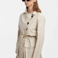 Stutterheim Kista Lightweight - Trench - Oyster -Pas Cher Vero Moda Magasin 0dea8bd7d26f47449ad22364cfaf9e1d