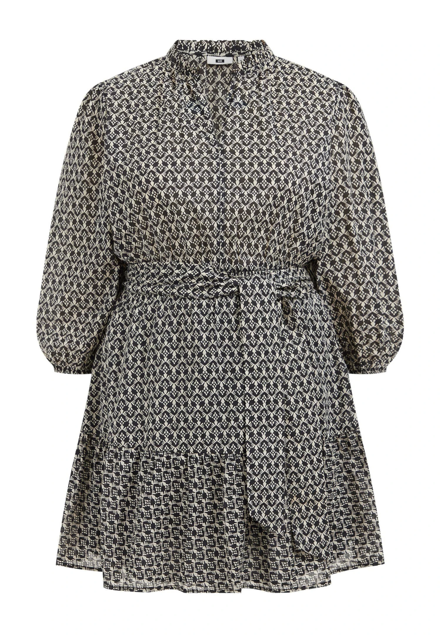 WE FASHION Met Dessin Curve - Robe De Jour - Black 7 WE FASHION Met Dessin Curve - Robe De Jour - Black – Image 5