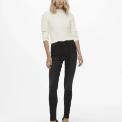 ONLY Onlroyal Life - Jeans Skinny - Black Denim -Pas Cher Vero Moda Magasin 11194e07dfb044d19410a4ef0d700c64
