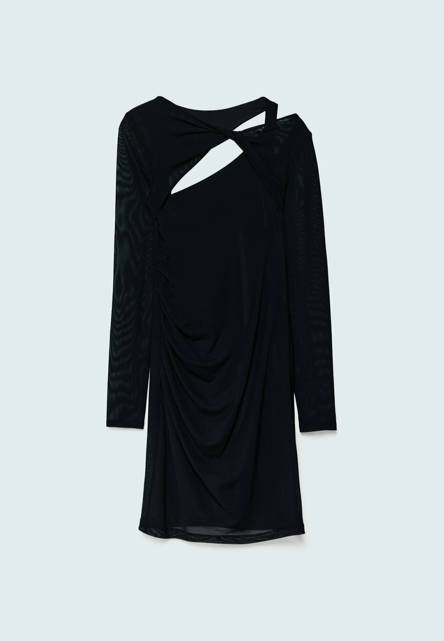 Stradivarius Mit Modischen Ärmeln - Robe Fourreau - Metallic Black 9 Stradivarius Mit Modischen Ärmeln - Robe Fourreau - Metallic Black – Image 7