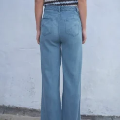 Next Super Soft Wide Leg - Jean Flare - Light Blue -Pas Cher Vero Moda Magasin 130cbd675b384075a18a9e3a4280da79 scaled