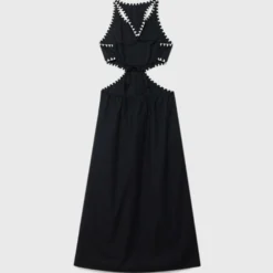 Stradivarius Longwith Side Cut-Out - Robe De Jour - Metallic Black -Pas Cher Vero Moda Magasin 16568cf241e94f25ac3f929830853eb5