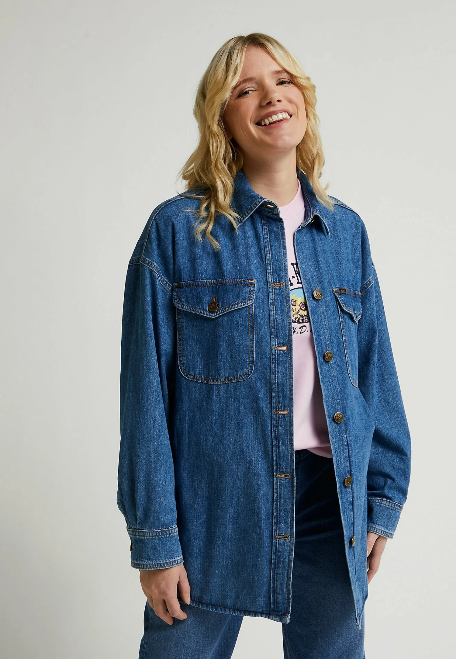 Lee Shacket - Manteau Court - Hazy Indigo 3 Lee Shacket - Manteau Court - Hazy Indigo