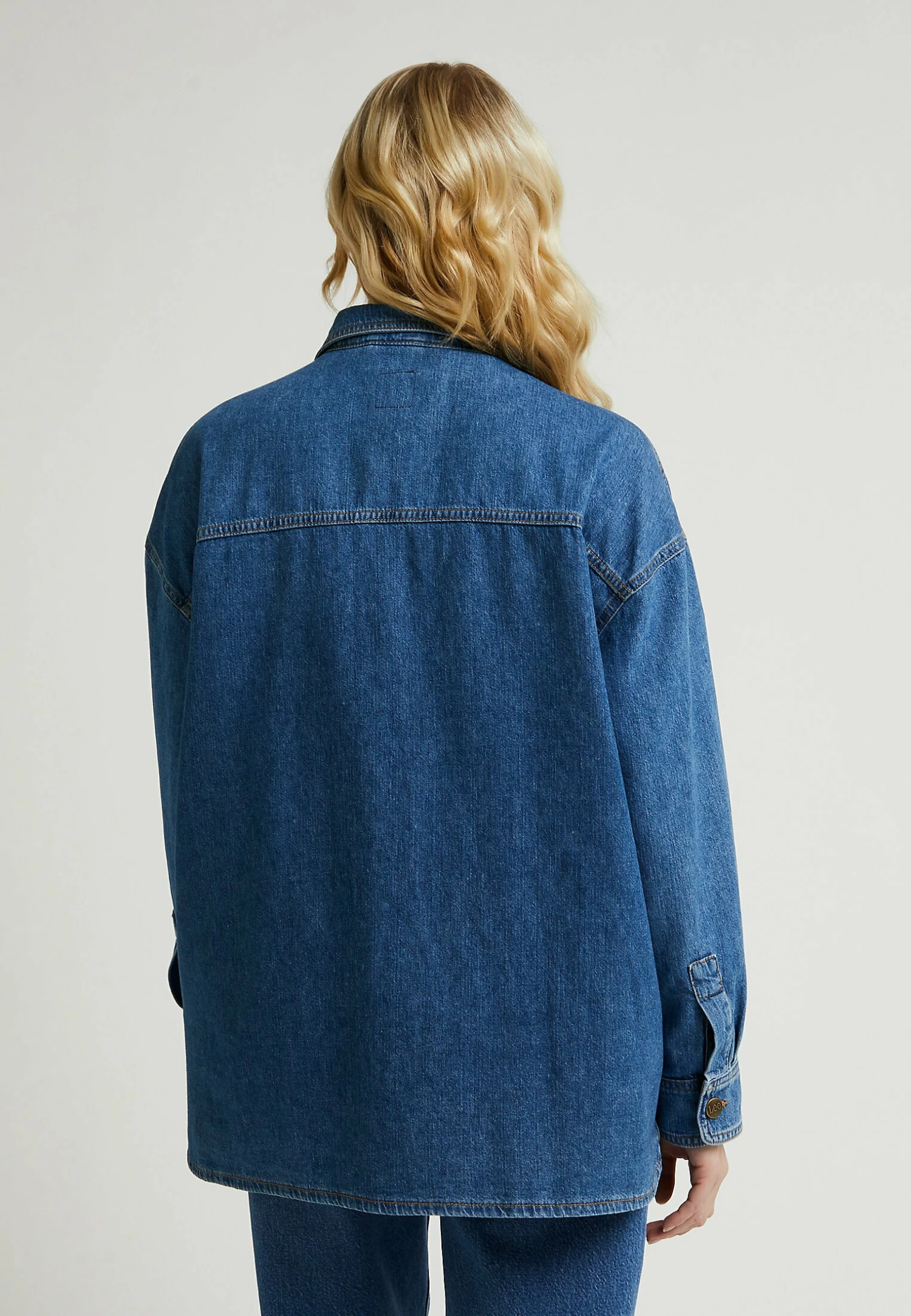 Lee Shacket - Manteau Court - Hazy Indigo 5 Lee Shacket - Manteau Court - Hazy Indigo – Image 3