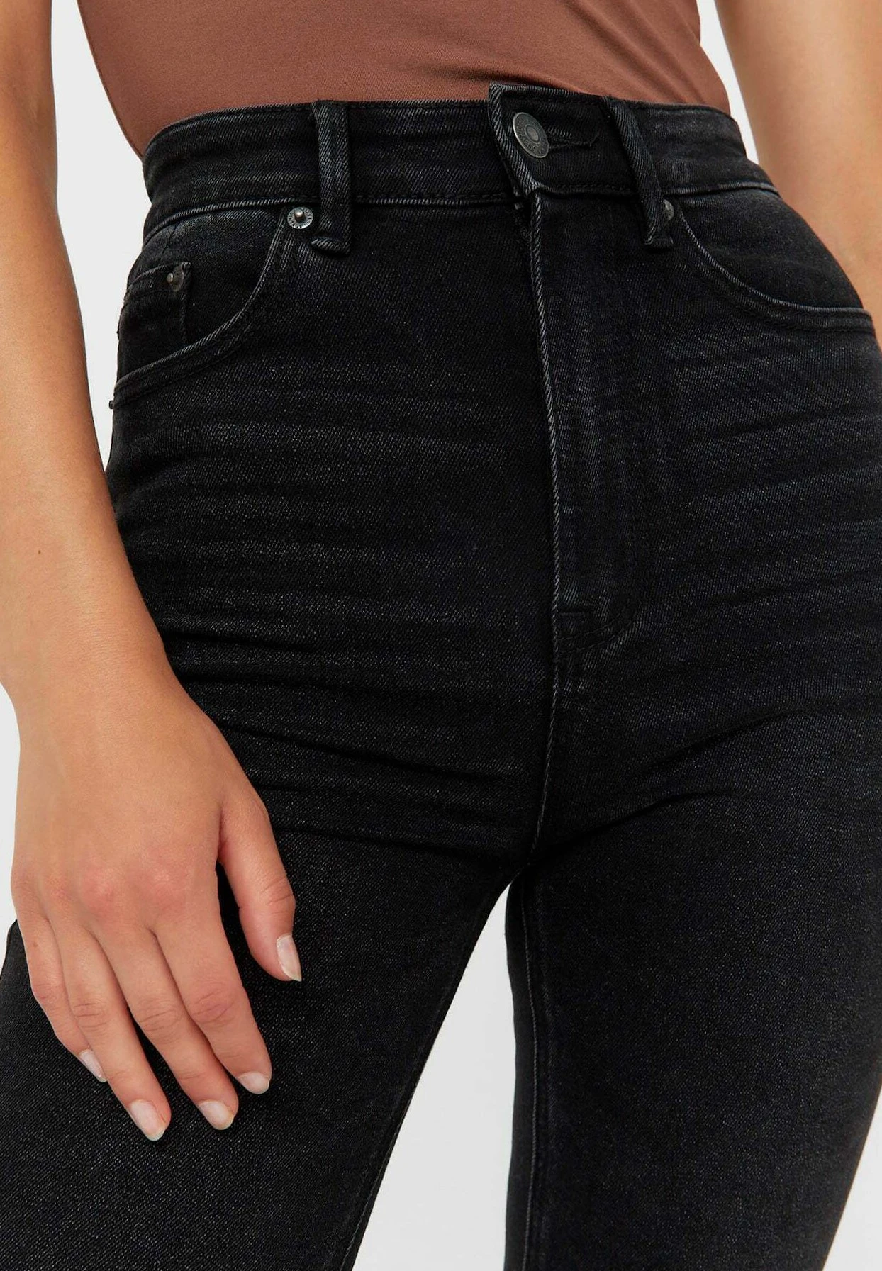 Stradivarius Jeans Skinny - Black Denim 6 Stradivarius Jeans Skinny - Black Denim – Image 4