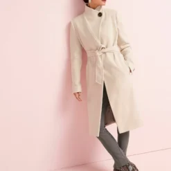 Next Funnel Standard - Manteau Classique - Ecru White