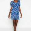 Trendyol Gewoontjes - Robe De Jour - Blue -Pas Cher Vero Moda Magasin 2f1646a1b7a84f45ba5e6b3d28dfcd04