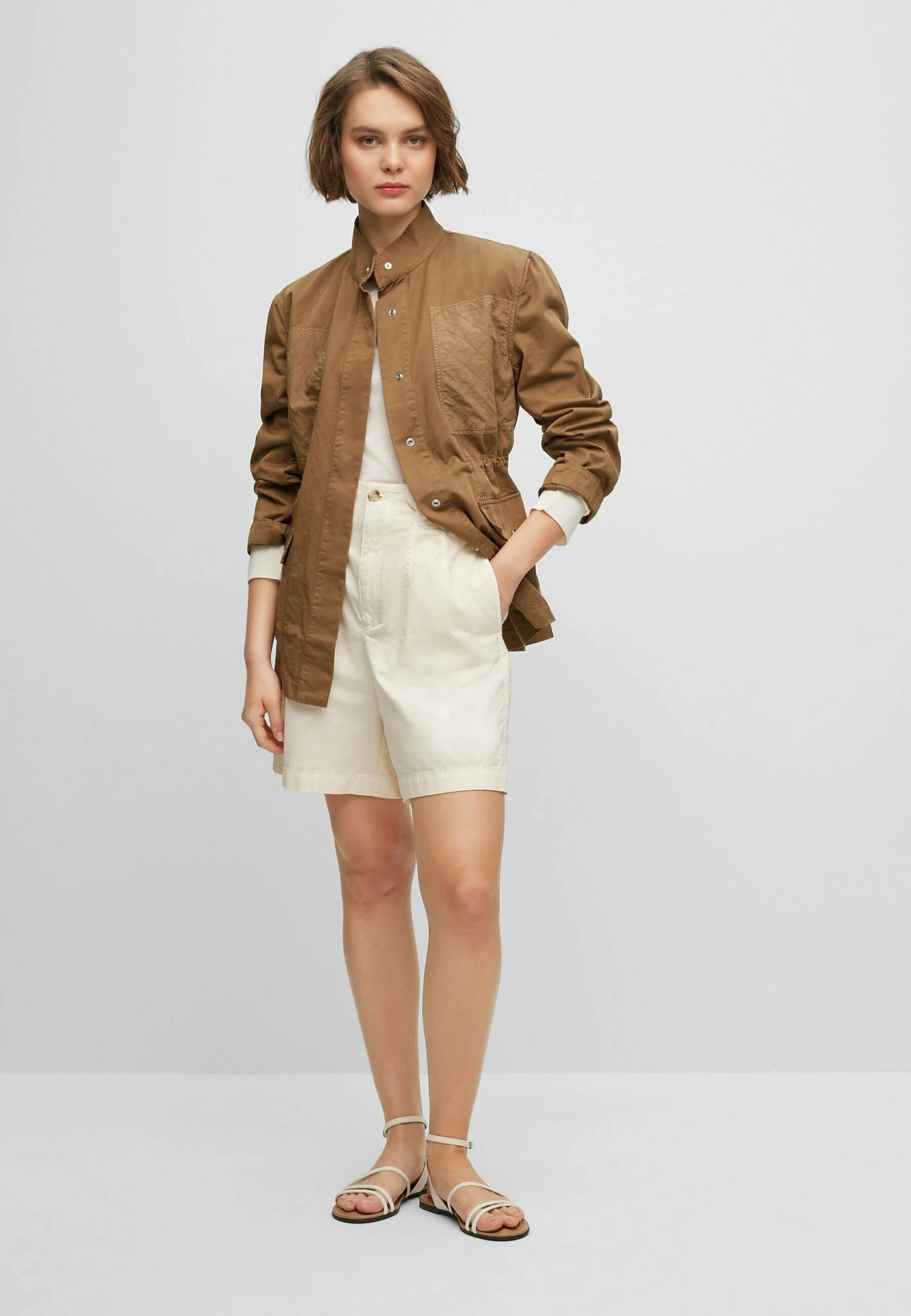 Boss Jivera - Parka - Open Beige 4 Boss Jivera - Parka - Open Beige – Image 2