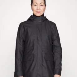 Hunter ORIGINAL Womens Rain Jacket - Parka - Black
