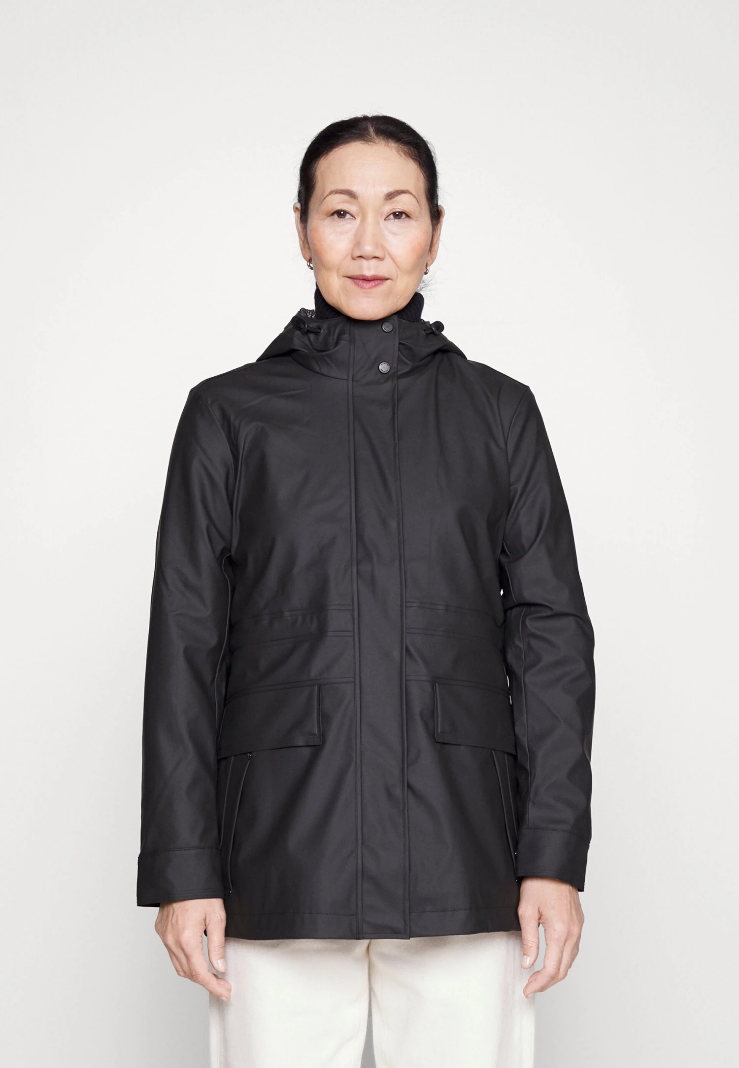 Hunter ORIGINAL Womens Rain Jacket - Parka - Black 3 Hunter ORIGINAL Womens Rain Jacket - Parka - Black