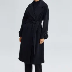 Double Breasted - Trench - Black -Pas Cher Vero Moda Magasin 463d316254a44b5b9188f70d60147172 scaled