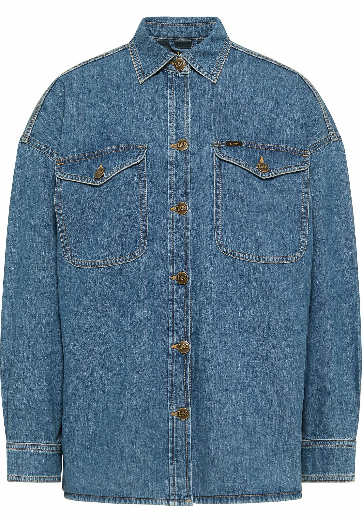 Lee Shacket - Manteau Court - Hazy Indigo 7 Lee Shacket - Manteau Court - Hazy Indigo – Image 5