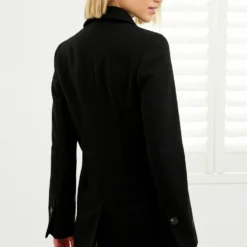 Next Double Breasted Standard - Manteau Court - Black