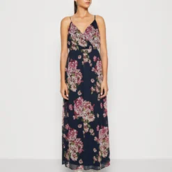 Vero Moda Vmwonda Wrap Dress - Robe Longue - Night Sky