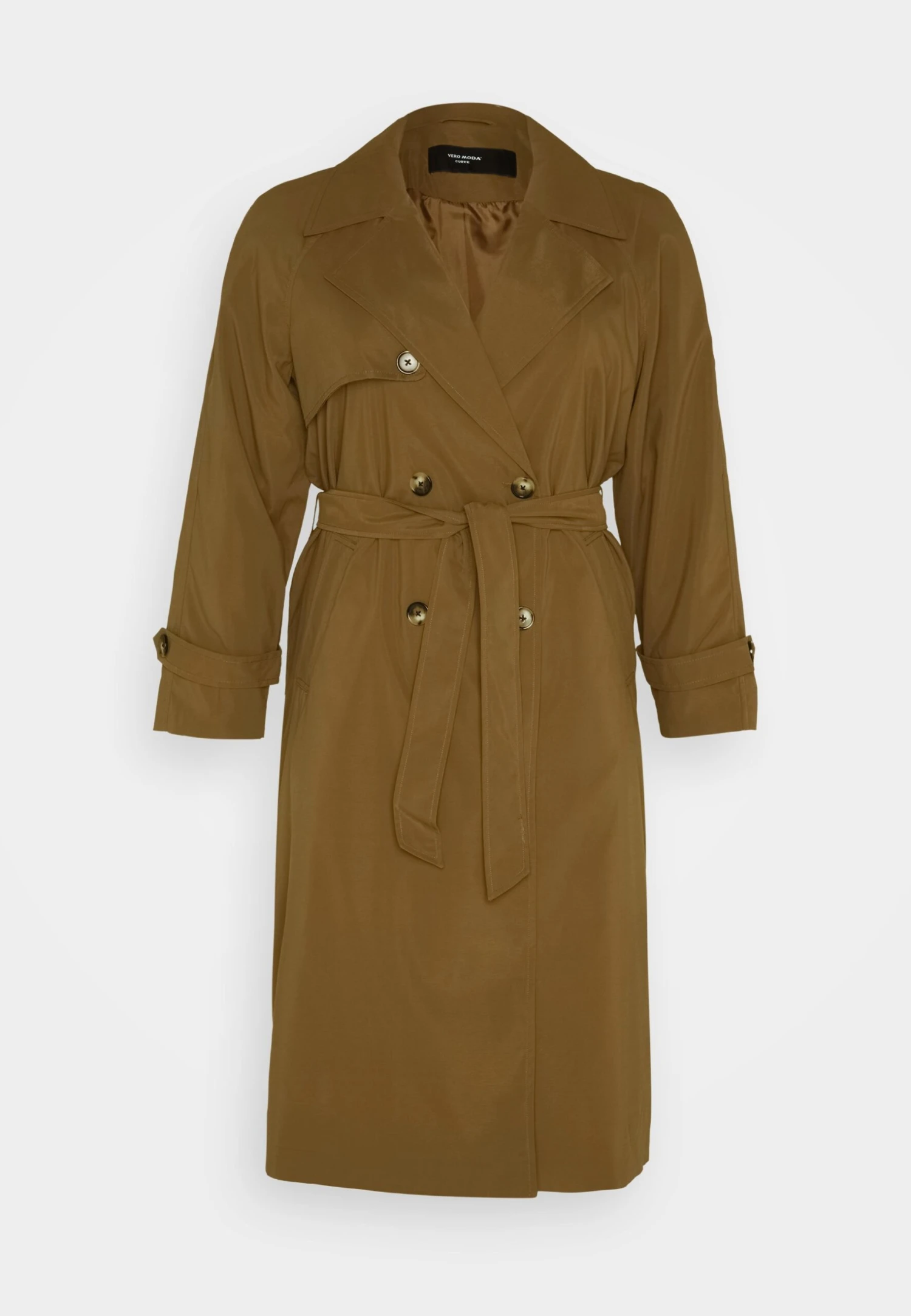 Vero Moda Curve Vmtessa Fie Long - Trench - Capers 7 Vero Moda Curve Vmtessa Fie Long - Trench - Capers – Image 5