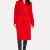Threadbare Thb Decaf Collar Belted Formal - Manteau Classique - Red -Pas Cher Vero Moda Magasin 58f19e94454b421fa5537876a2cf5158