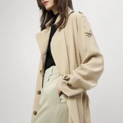 Bruuns Bazaar Bells Adelen Coat - Trench - Sand -Pas Cher Vero Moda Magasin 59d4c06cfbdd44a6ab34cf9642a91e06 scaled