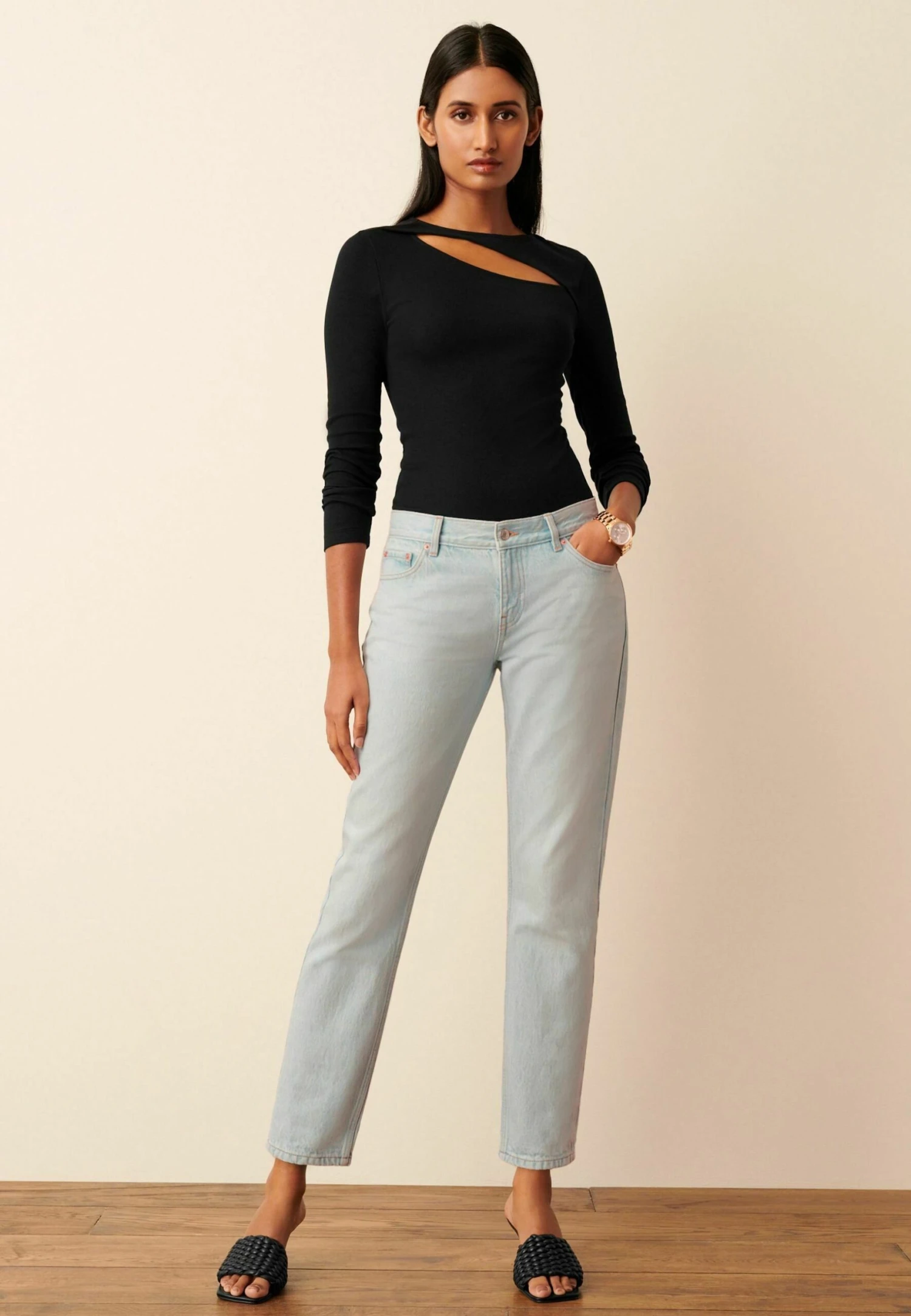 Next Standard - Jean Slim - Denim Bleach Wash 4 Next Standard - Jean Slim - Denim Bleach Wash – Image 2