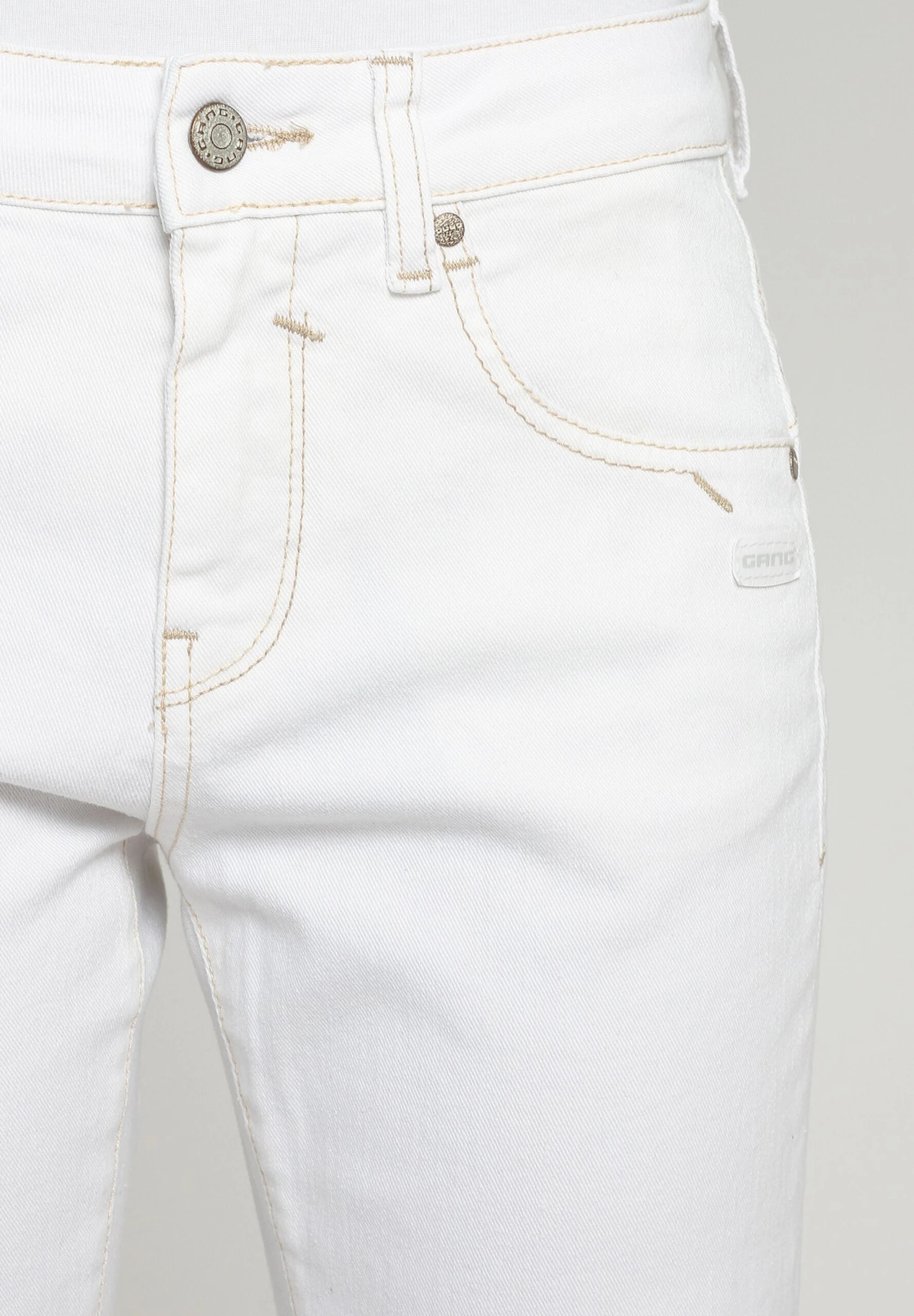 GANG Rubinia Cropped - Jean Droit - White 6 GANG Rubinia Cropped - Jean Droit - White – Image 4
