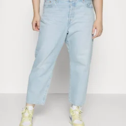 Levi's® Plus Crop - Jean Droit - Light Blue Denim