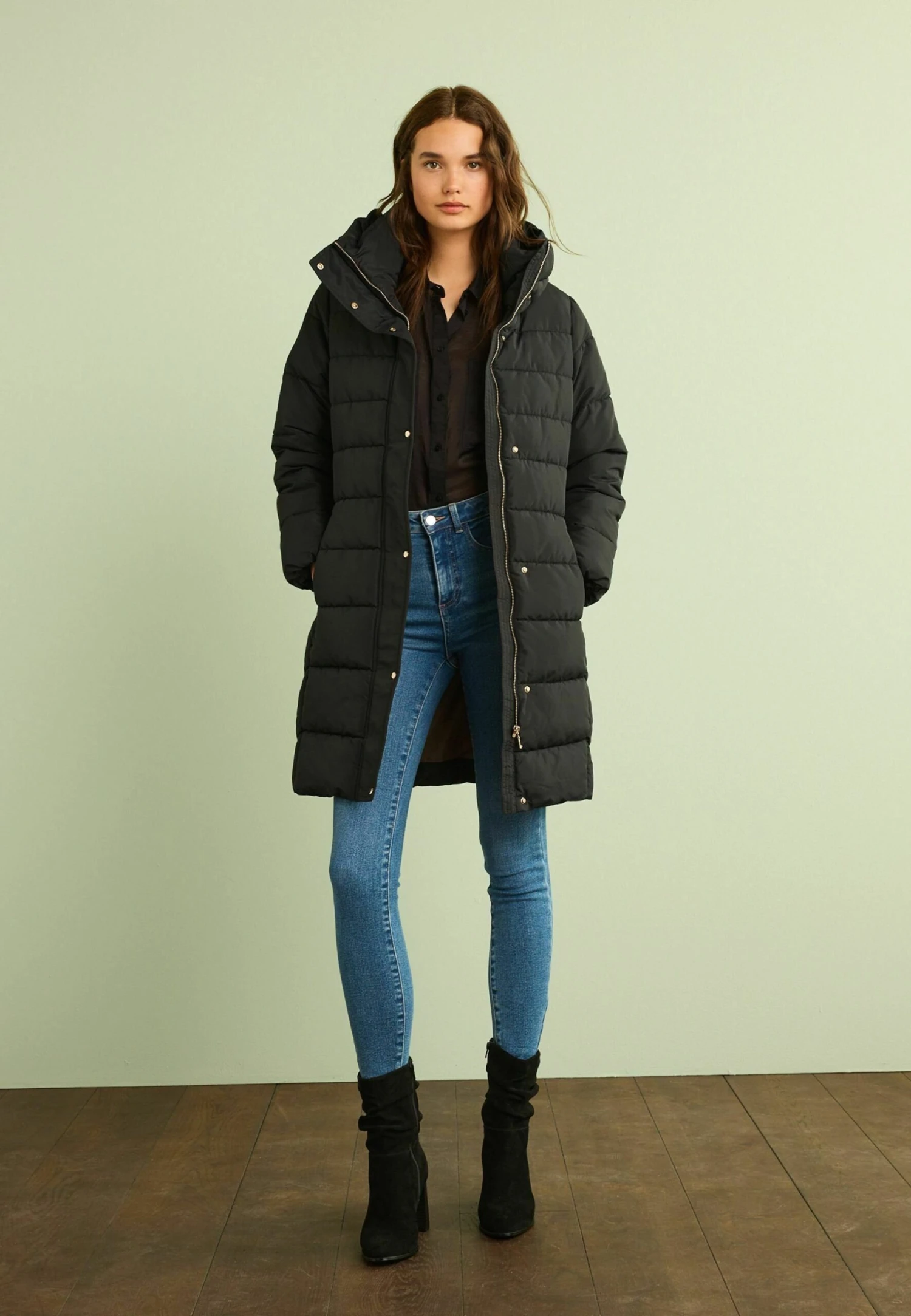 Next Padded Standard - Manteau D'Hiver - Black 5 Next Padded Standard - Manteau D'Hiver - Black – Image 3