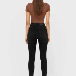 Stradivarius Jeans Skinny - Black Denim 9 Stradivarius Jeans Skinny - Black Denim -Pas Cher Vero Moda Magasin 89106a339ce14b11a06362c049fc0d38
