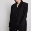 NA-KD Double Breasted Classic Coat - Manteau Classique - Black -Pas Cher Vero Moda Magasin 8b86bd8e5ae84ac39e5da52682da9135 scaled