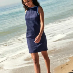 Next Standard - Robe De Jour - Navy Blue Contrast