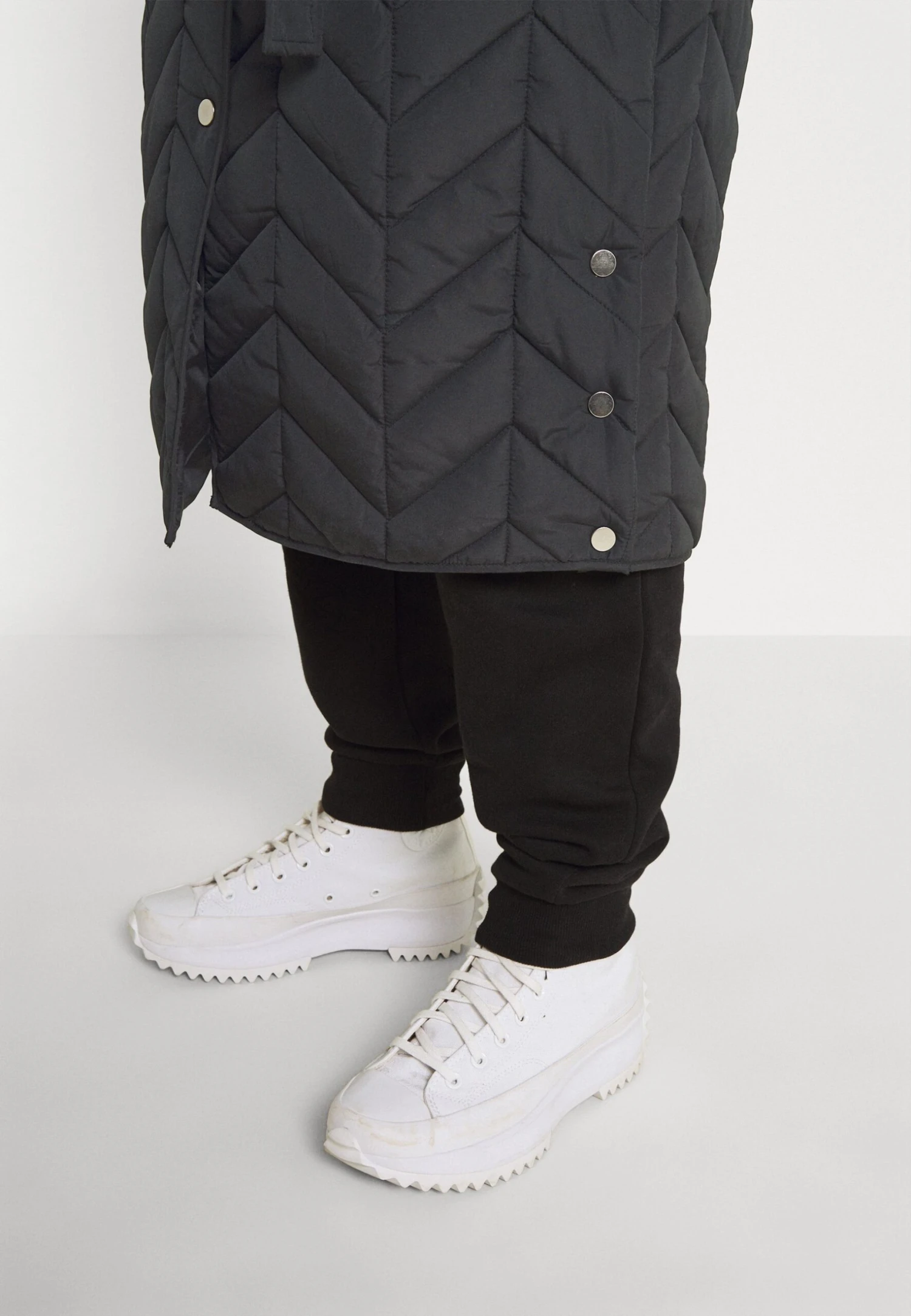 Pieces Pcfawn Long Quilted - Manteau D'Hiver - Black 6 Pieces Pcfawn Long Quilted - Manteau D'Hiver - Black – Image 4