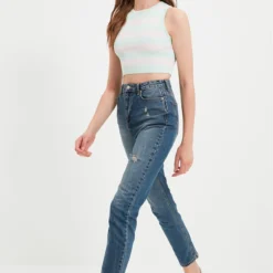 Trendyol Jean Slim - Blue 11 Trendyol Jean Slim - Blue -Pas Cher Vero Moda Magasin 91bbd0bf16034d178ffc7ae5adeaadb7