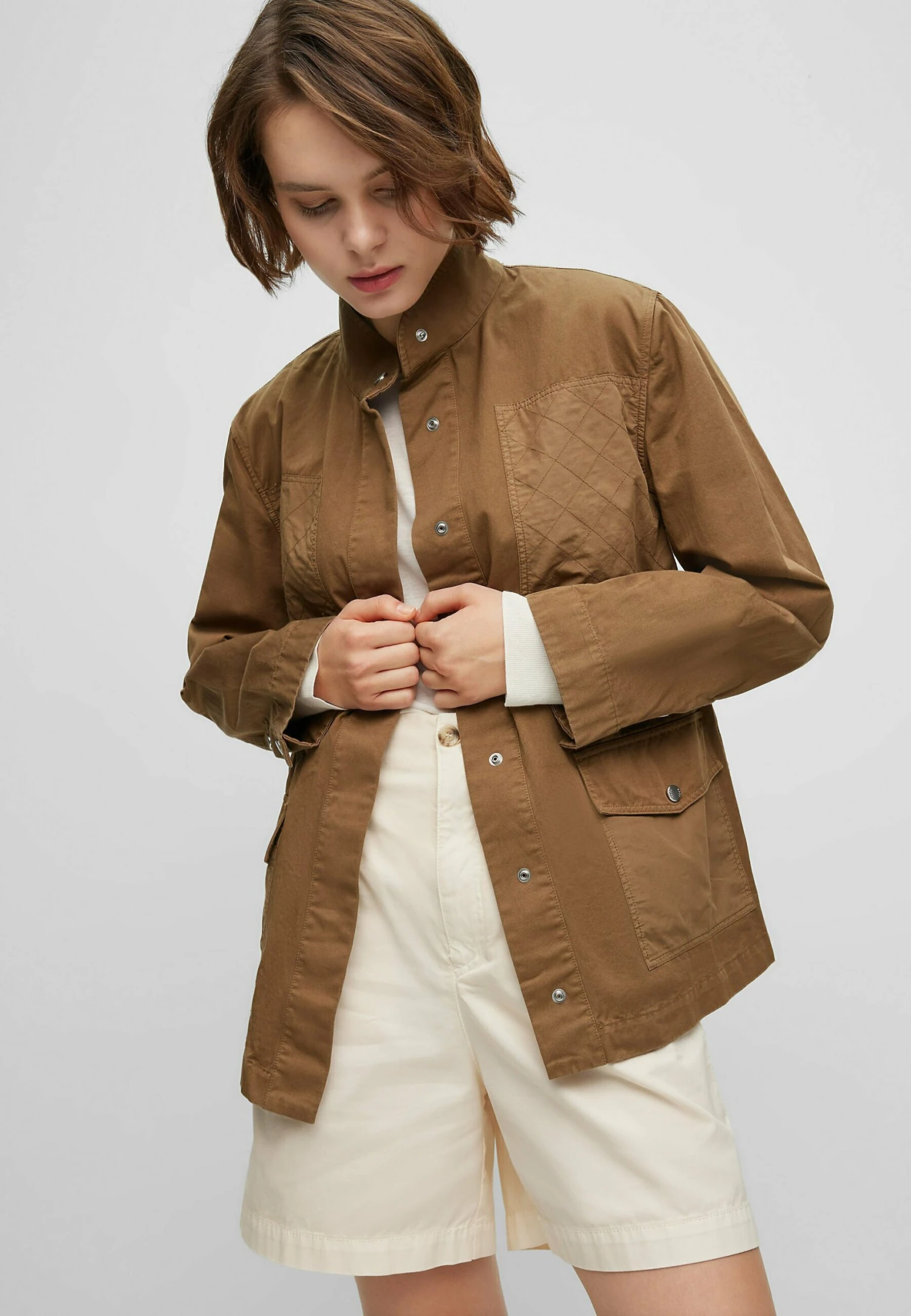 Boss Jivera - Parka - Open Beige 7 Boss Jivera - Parka - Open Beige – Image 5