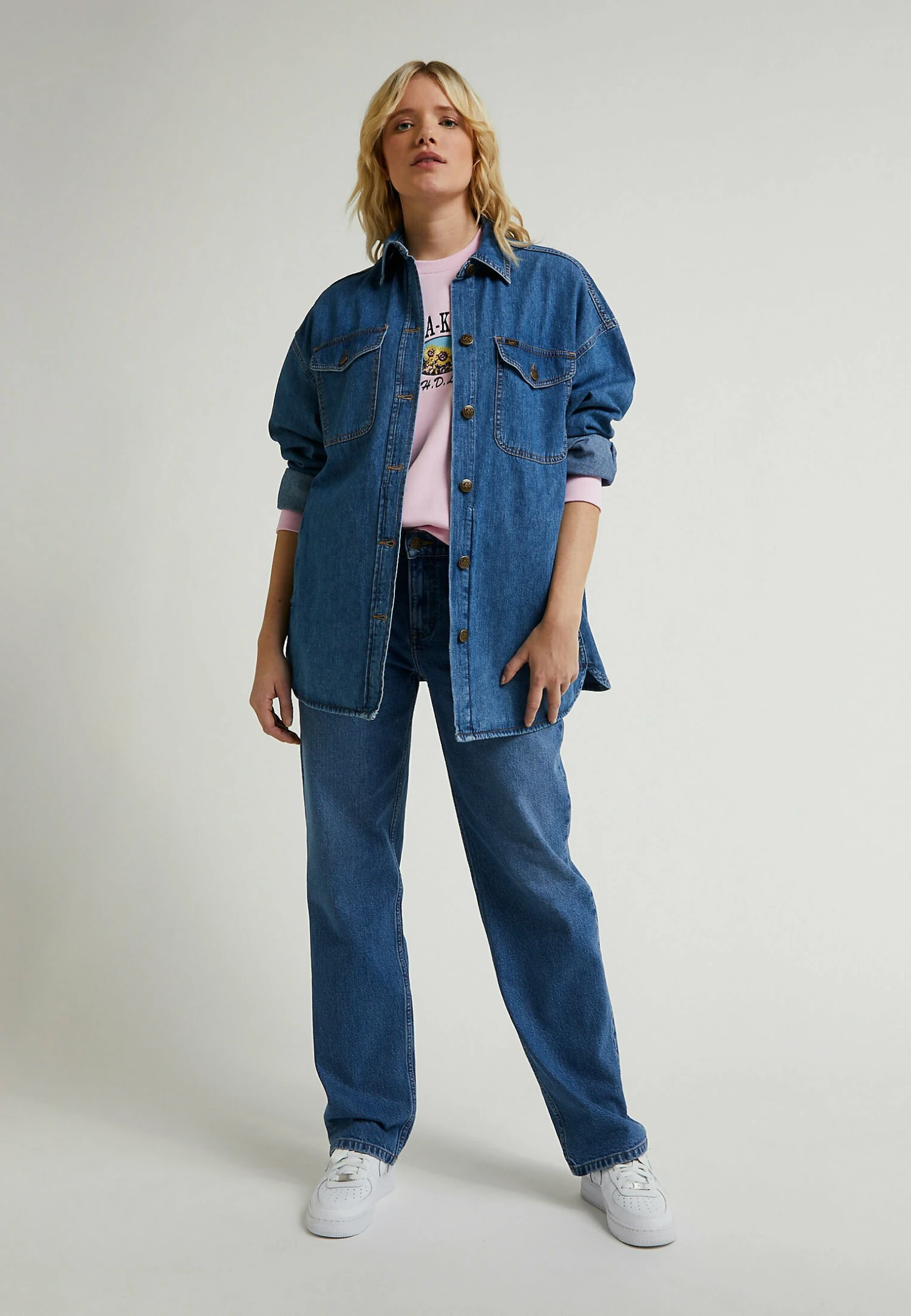 Lee Shacket - Manteau Court - Hazy Indigo 4 Lee Shacket - Manteau Court - Hazy Indigo – Image 2