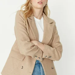 Trendyol Manteau Court - Beige -Pas Cher Vero Moda Magasin 9a815dc693bf465abd3b689074b5ce5a