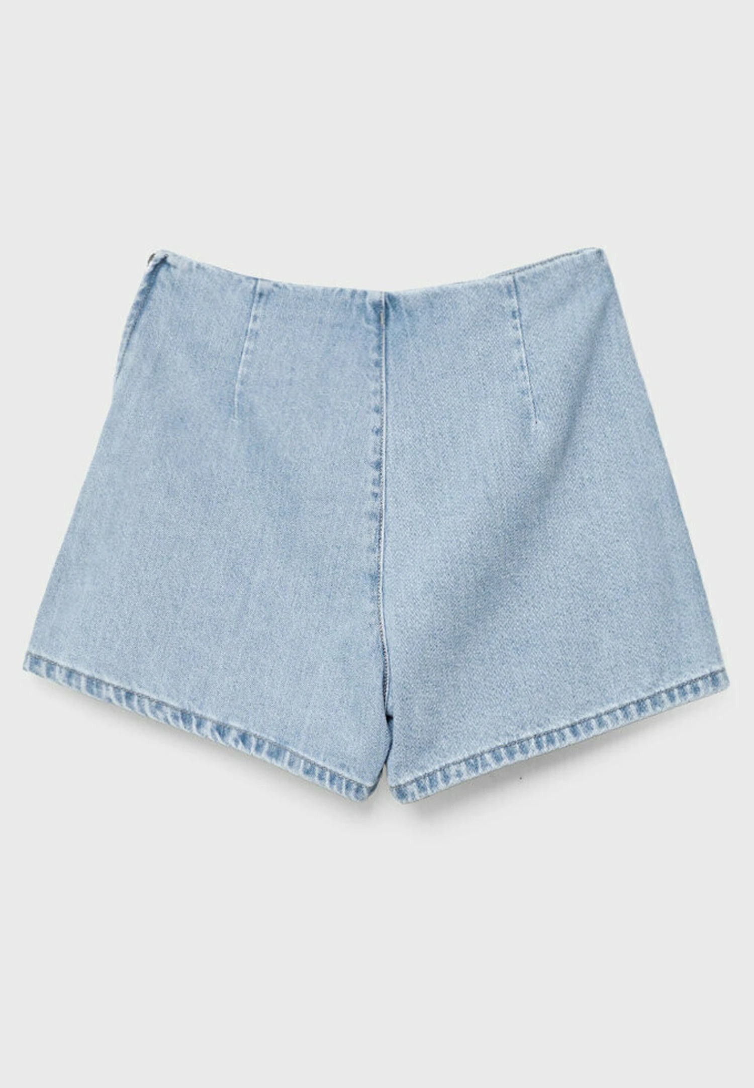 Stradivarius Latz - Jupe Portefeuille - Light-Blue Denim 8 Stradivarius Latz - Jupe Portefeuille - Light-Blue Denim – Image 6
