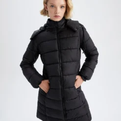 DeFacto Regular Fit - Manteau D'Hiver - Black 9 DeFacto Regular Fit - Manteau D'Hiver - Black -Pas Cher Vero Moda Magasin 9ec3321bf00448858704906072958d4f