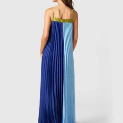 Plissé Con Spilla - Robe Longue - Blu -Pas Cher Vero Moda Magasin a2f1287dede94049bf7c7993817615d6