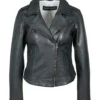 Freaky Nation Runa - Veste En Cuir - Graphite