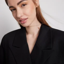 NA-KD Double Breasted Classic Coat - Manteau Classique - Black -Pas Cher Vero Moda Magasin ac91cb3d7a344dba904760056a7fd772 scaled