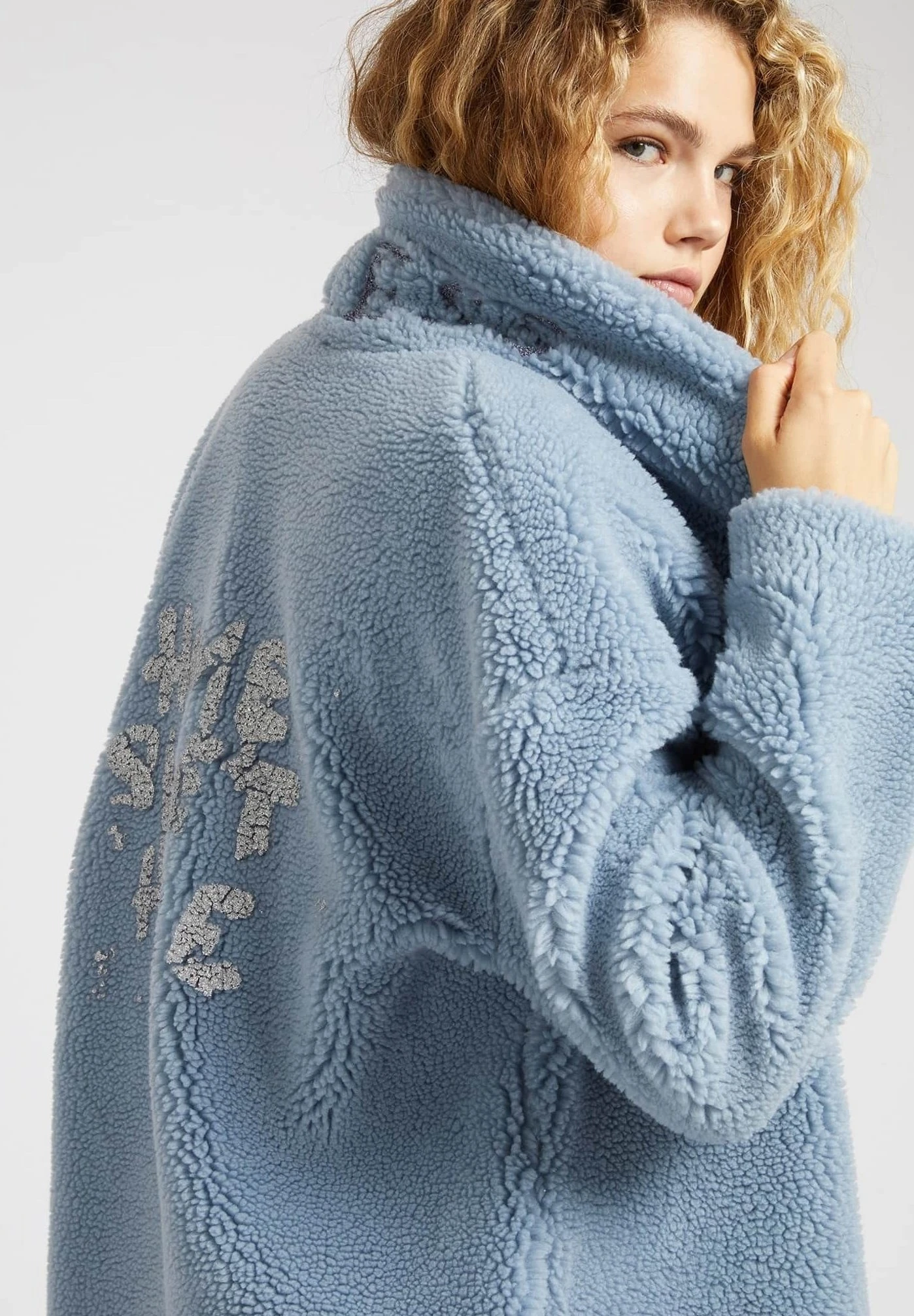 Guess Graffiti - Manteau D'Hiver - Blau 6 Guess Graffiti - Manteau D'Hiver - Blau – Image 4