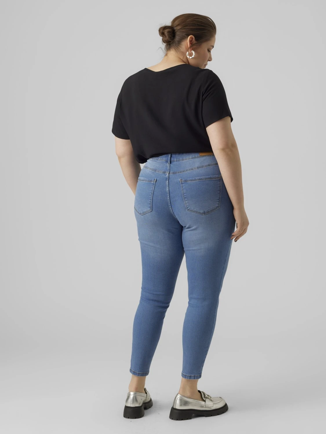 Vero Moda Curve Jeans Skinny - Light Blue Denim 5 Vero Moda Curve Jeans Skinny - Light Blue Denim – Image 3