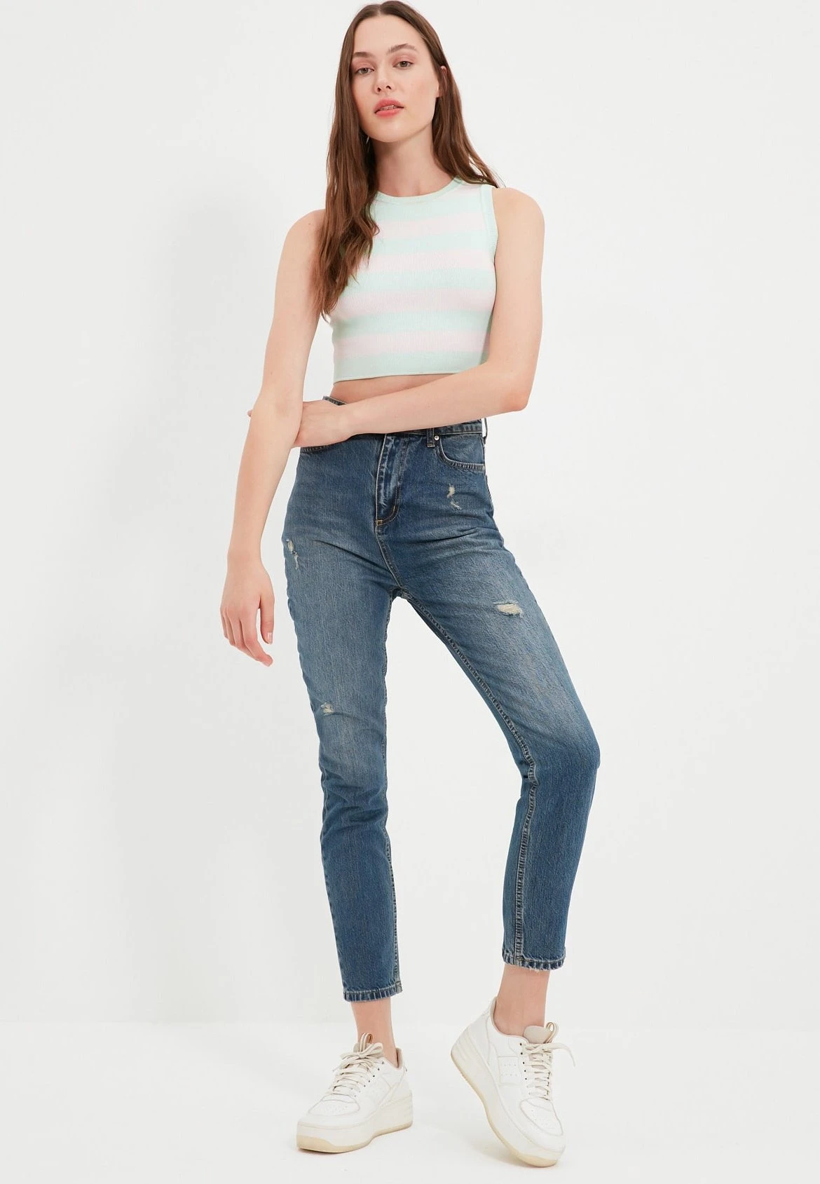 Trendyol Jean Slim - Blue 6 Trendyol Jean Slim - Blue – Image 4