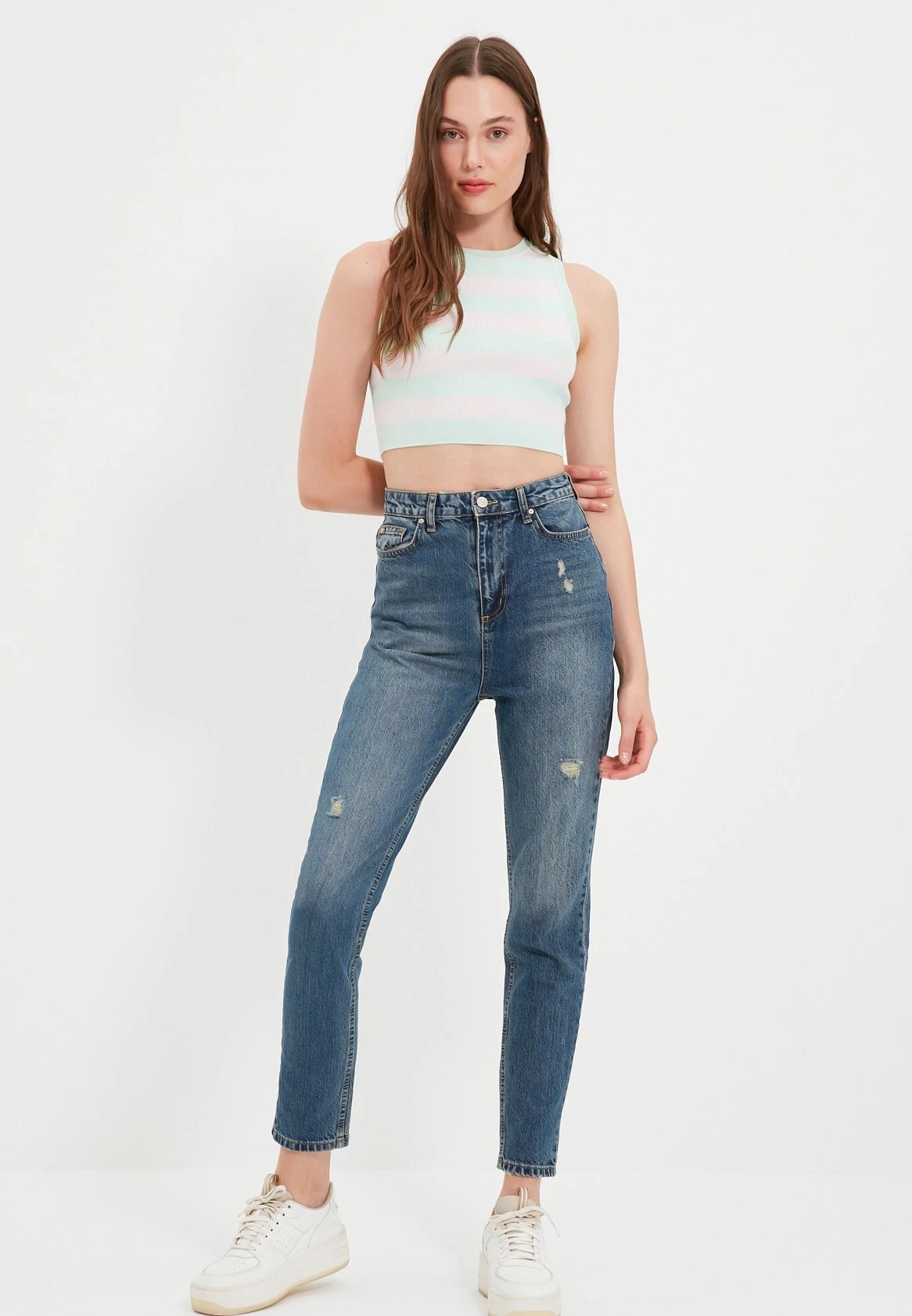 Trendyol Jean Slim - Blue 4 Trendyol Jean Slim - Blue – Image 2