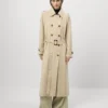 Bruuns Bazaar Bells Adelen Coat - Trench - Sand