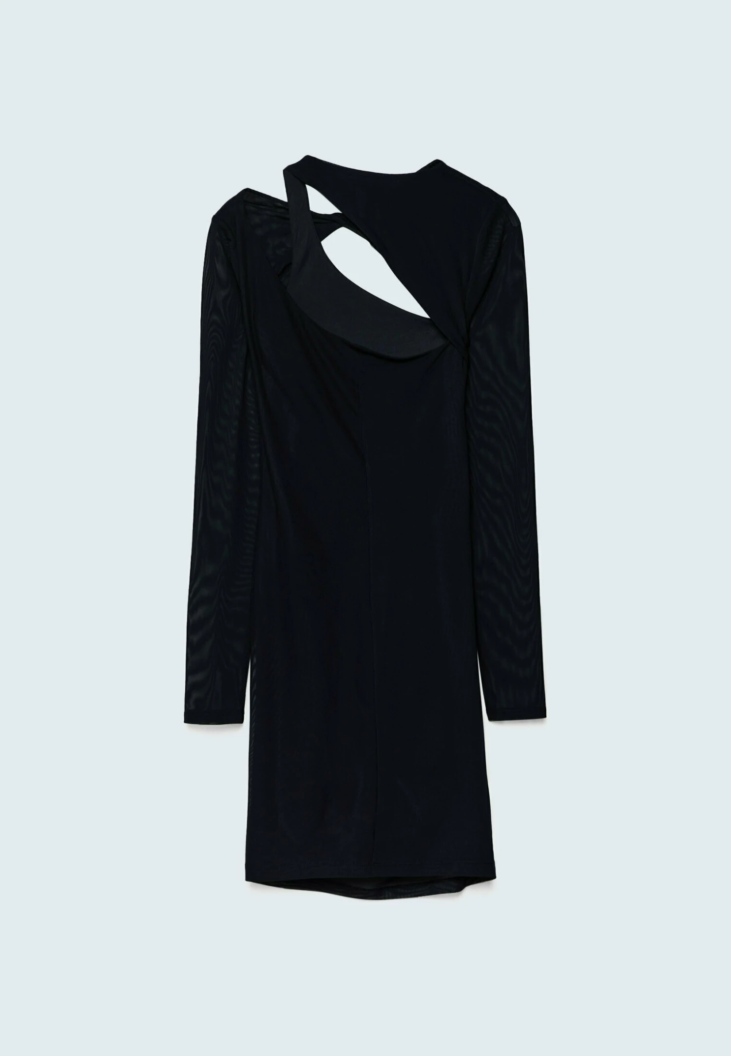 Stradivarius Mit Modischen Ärmeln - Robe Fourreau - Metallic Black 10 Stradivarius Mit Modischen Ärmeln - Robe Fourreau - Metallic Black – Image 8