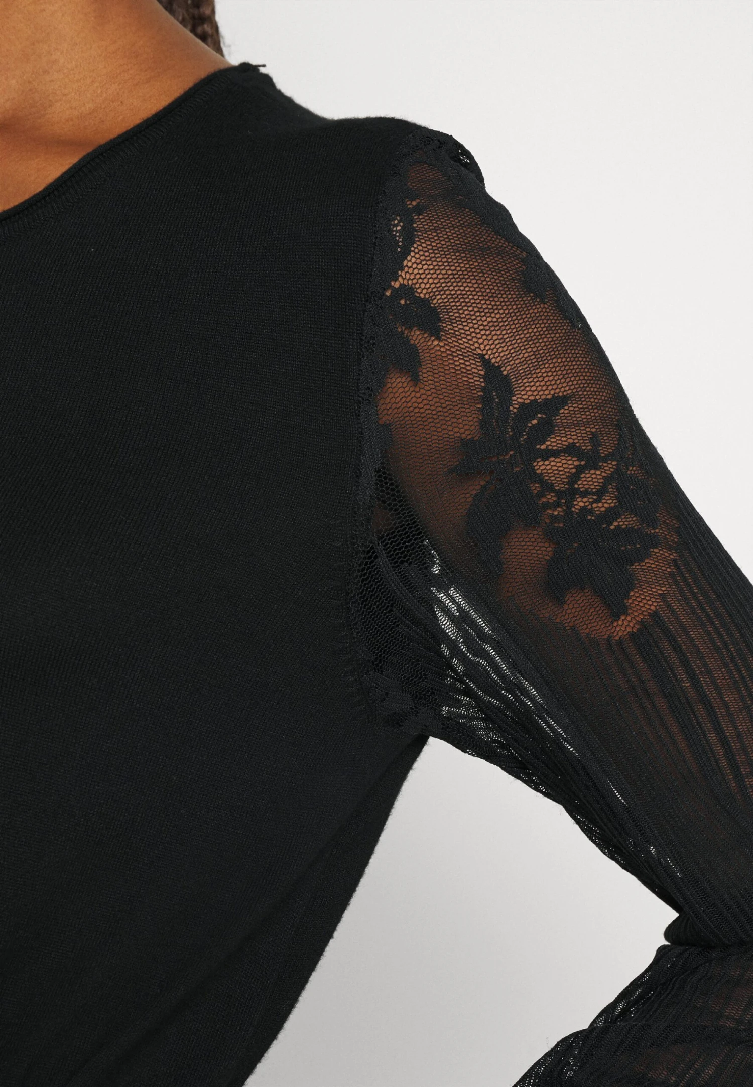 ONLY Onlviktoria Dress - Robe Pull - Black 8 ONLY Onlviktoria Dress - Robe Pull - Black – Image 6